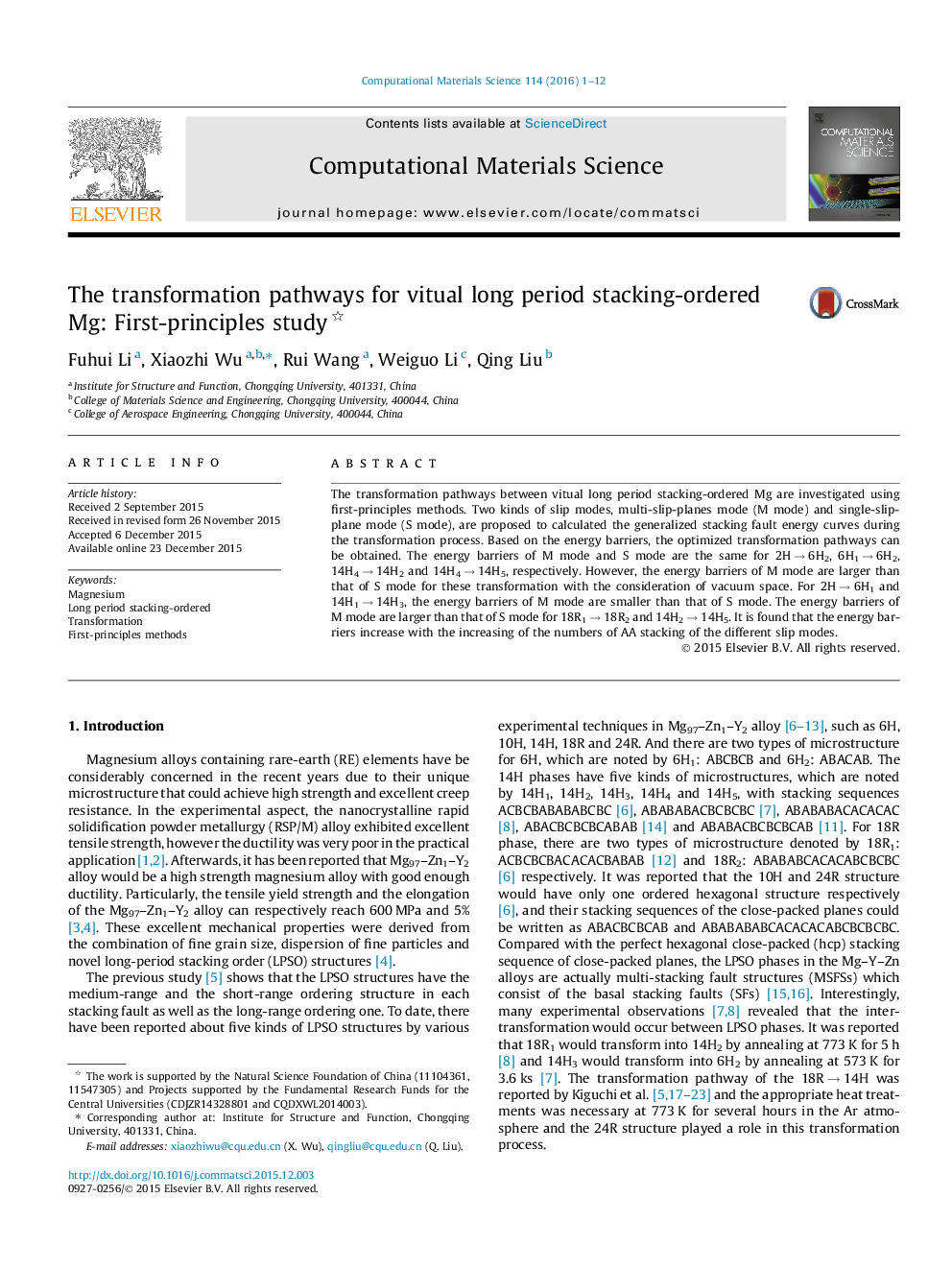 The transformation pathways for vitual long period stacking-ordered Mg: First-principles study