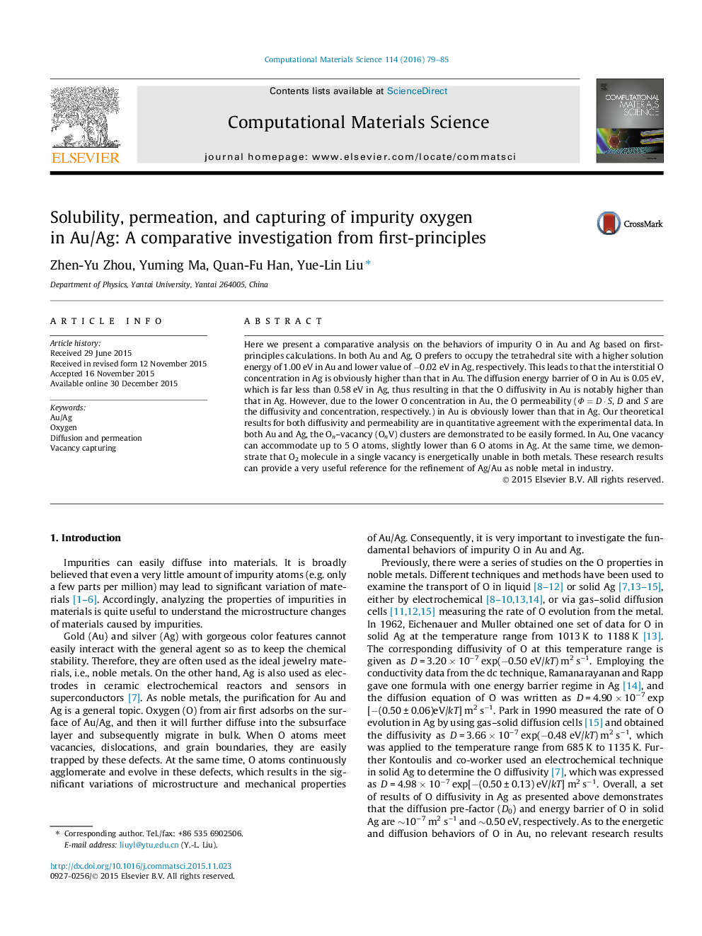 Solubility, permeation, and capturing of impurity oxygen in Au/Ag: A comparative investigation from first-principles