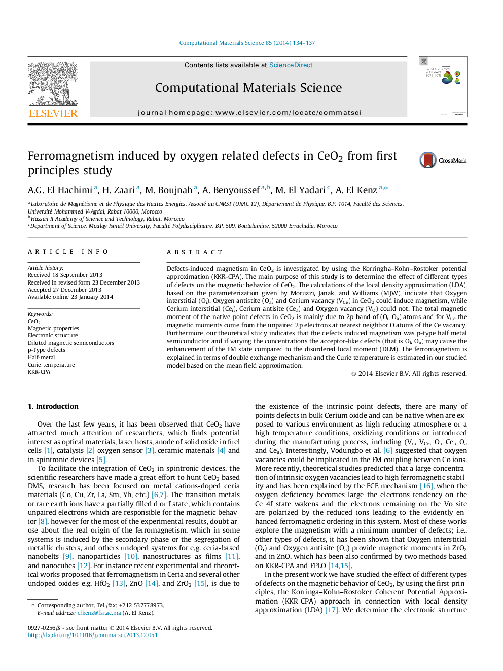 Ferromagnetism induced by oxygen related defects in CeO2 from first principles study