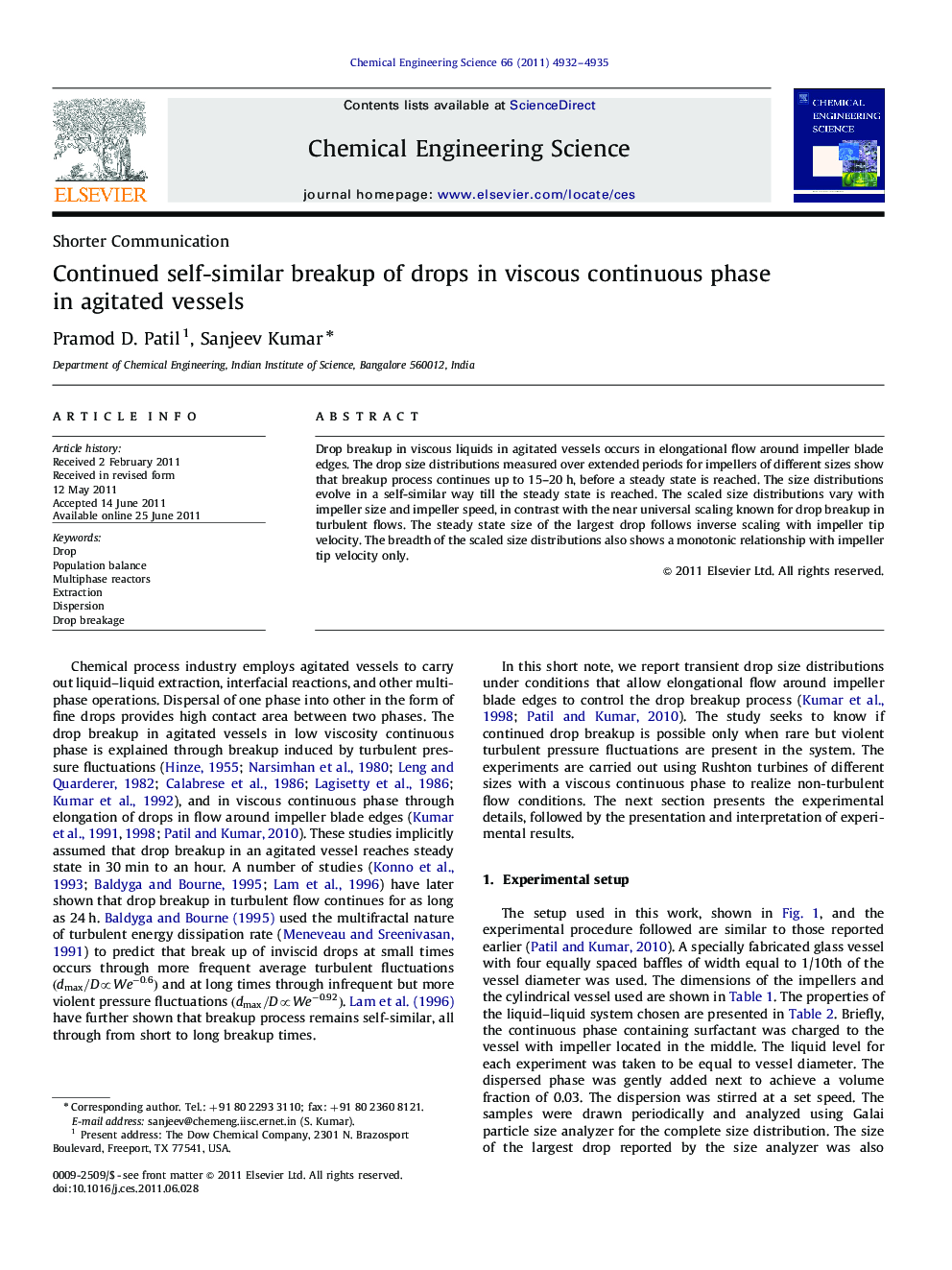 Continued self-similar breakup of drops in viscous continuous phase in agitated vessels