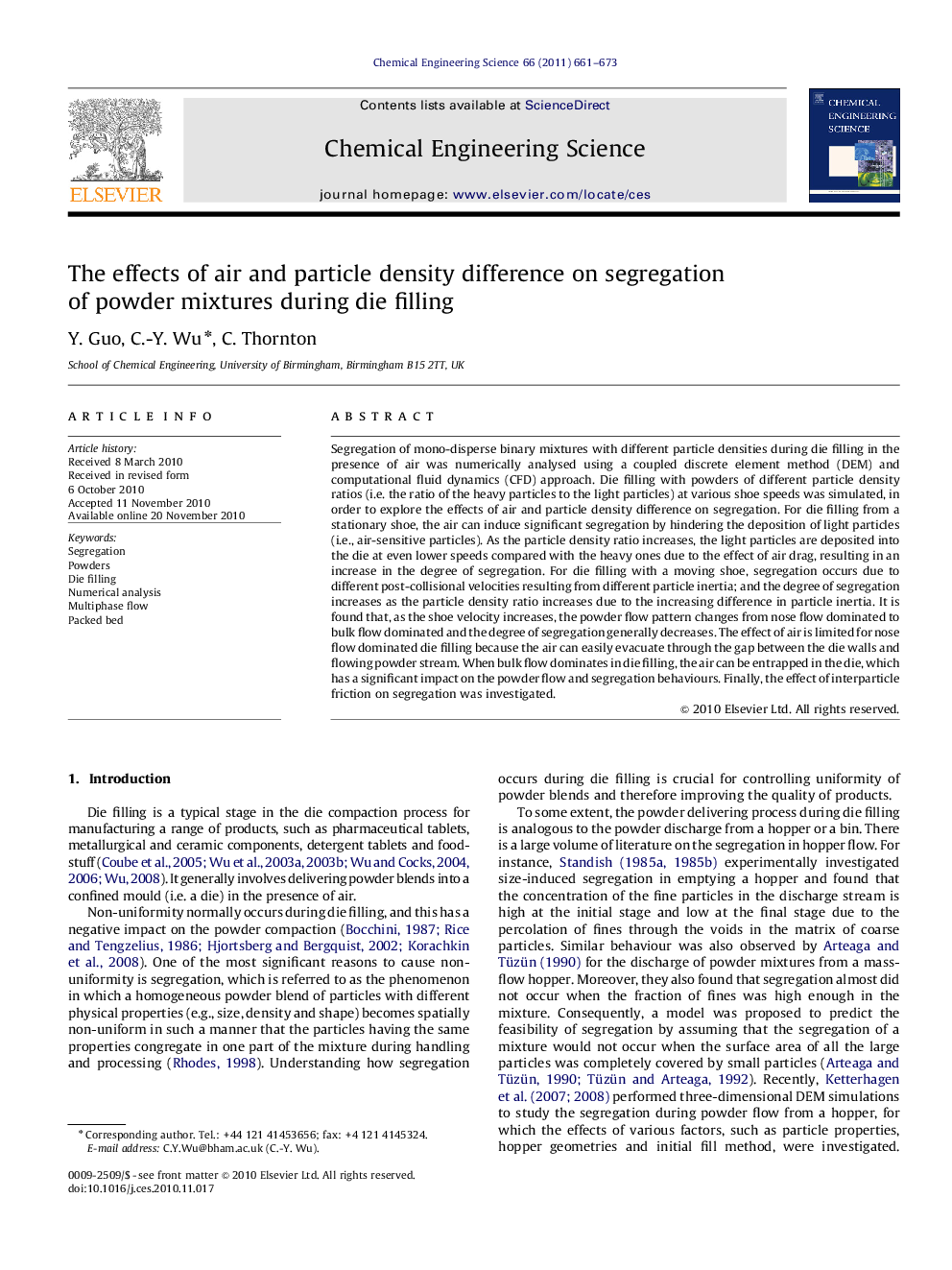 The effects of air and particle density difference on segregation of powder mixtures during die filling