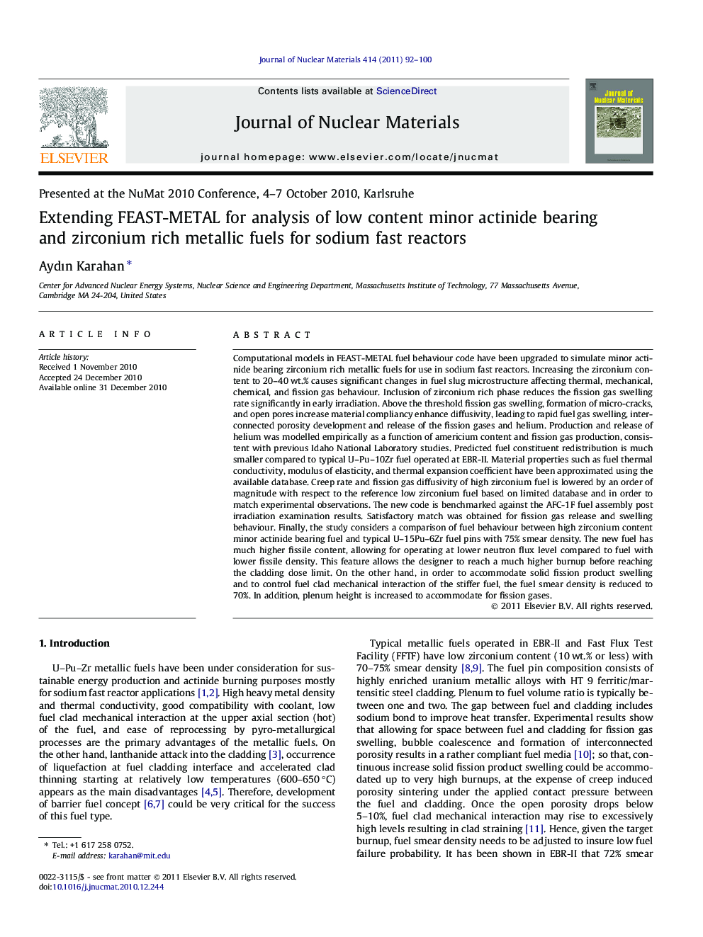 Extending FEAST-METAL for analysis of low content minor actinide bearing and zirconium rich metallic fuels for sodium fast reactors