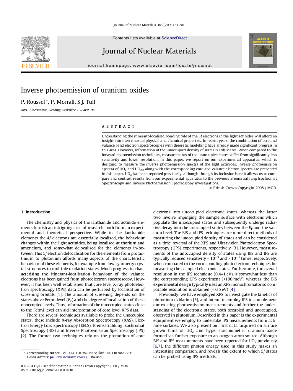Inverse photoemission of uranium oxides