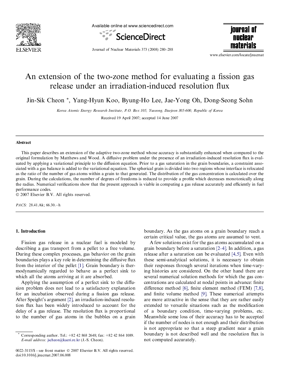 An extension of the two-zone method for evaluating a fission gas release under an irradiation-induced resolution flux