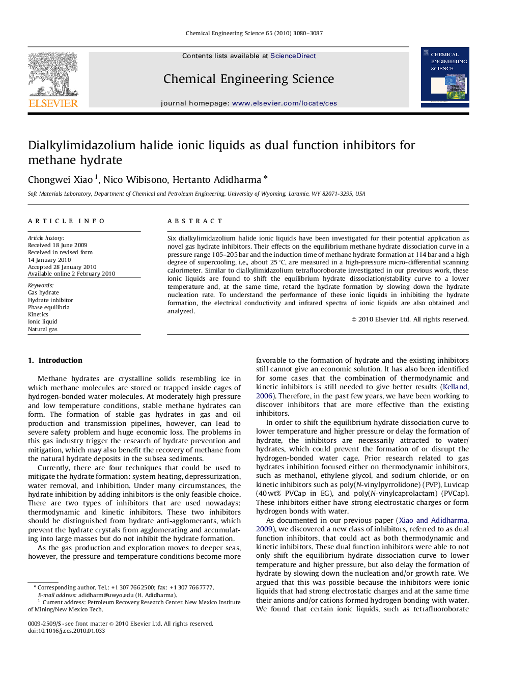 Dialkylimidazolium halide ionic liquids as dual function inhibitors for methane hydrate