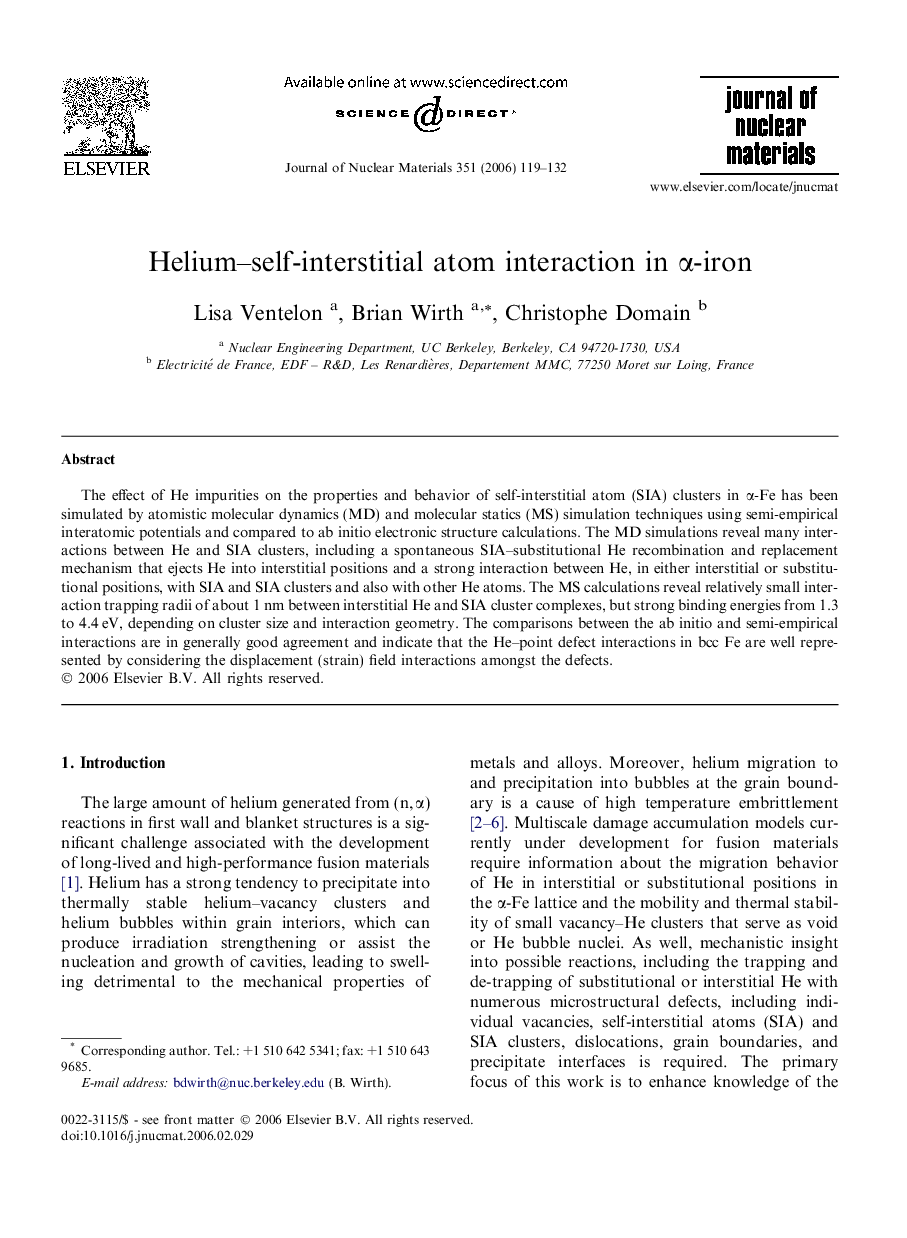 Helium–self-interstitial atom interaction in α-iron