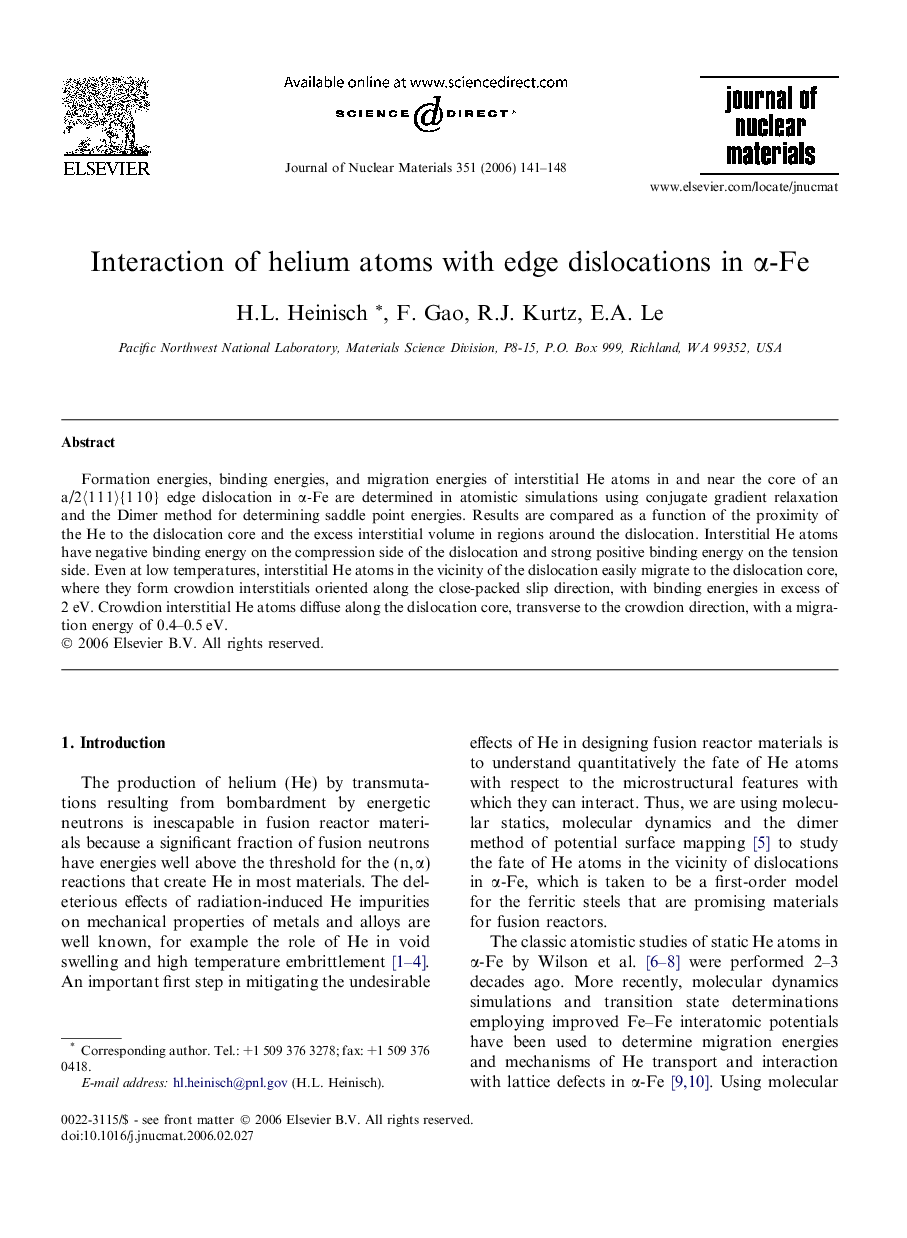 Interaction of helium atoms with edge dislocations in α-Fe