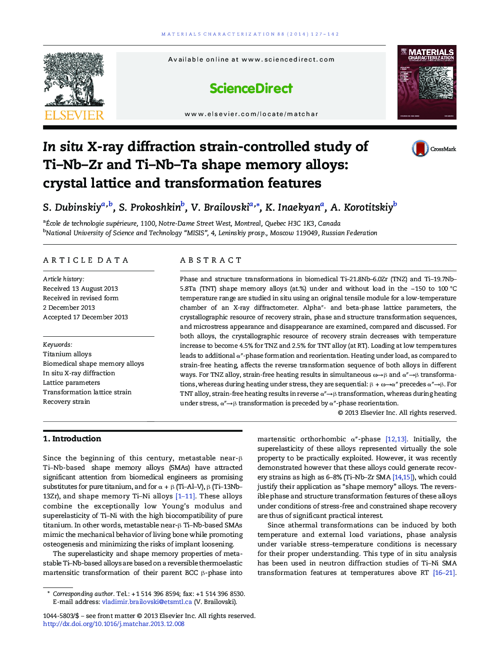 In situ X-ray diffraction strain-controlled study of Ti-Nb-Zr and Ti-Nb-Ta shape memory alloys: crystal lattice and transformation features