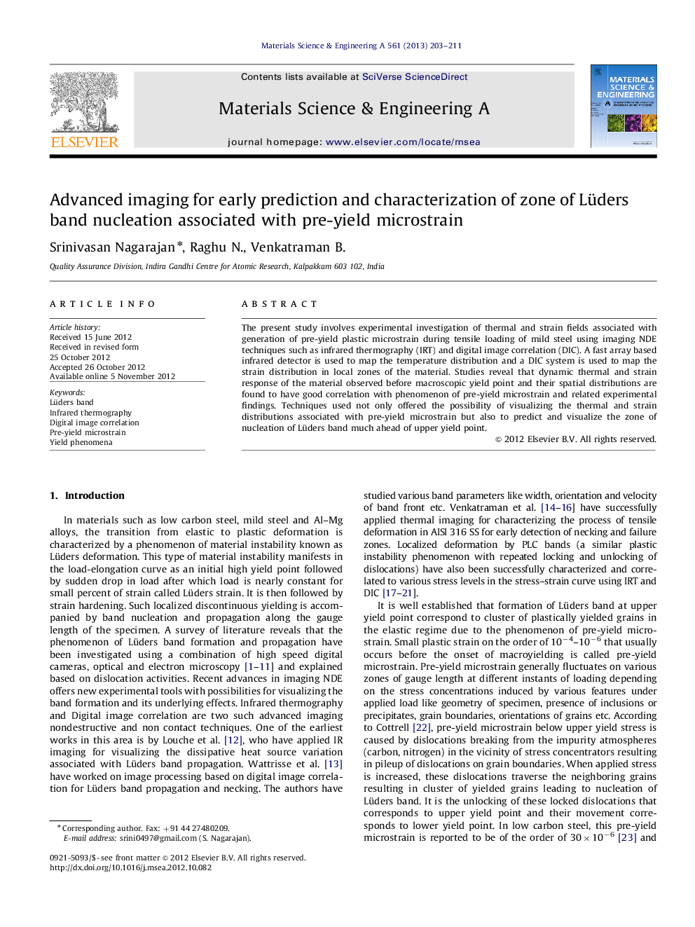 Advanced imaging for early prediction and characterization of zone of Lüders band nucleation associated with pre-yield microstrain