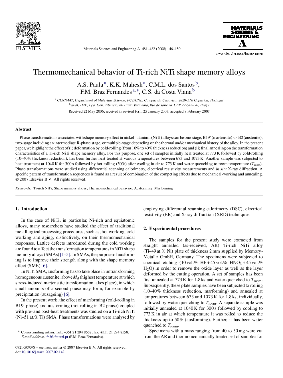 Thermomechanical behavior of Ti-rich NiTi shape memory alloys