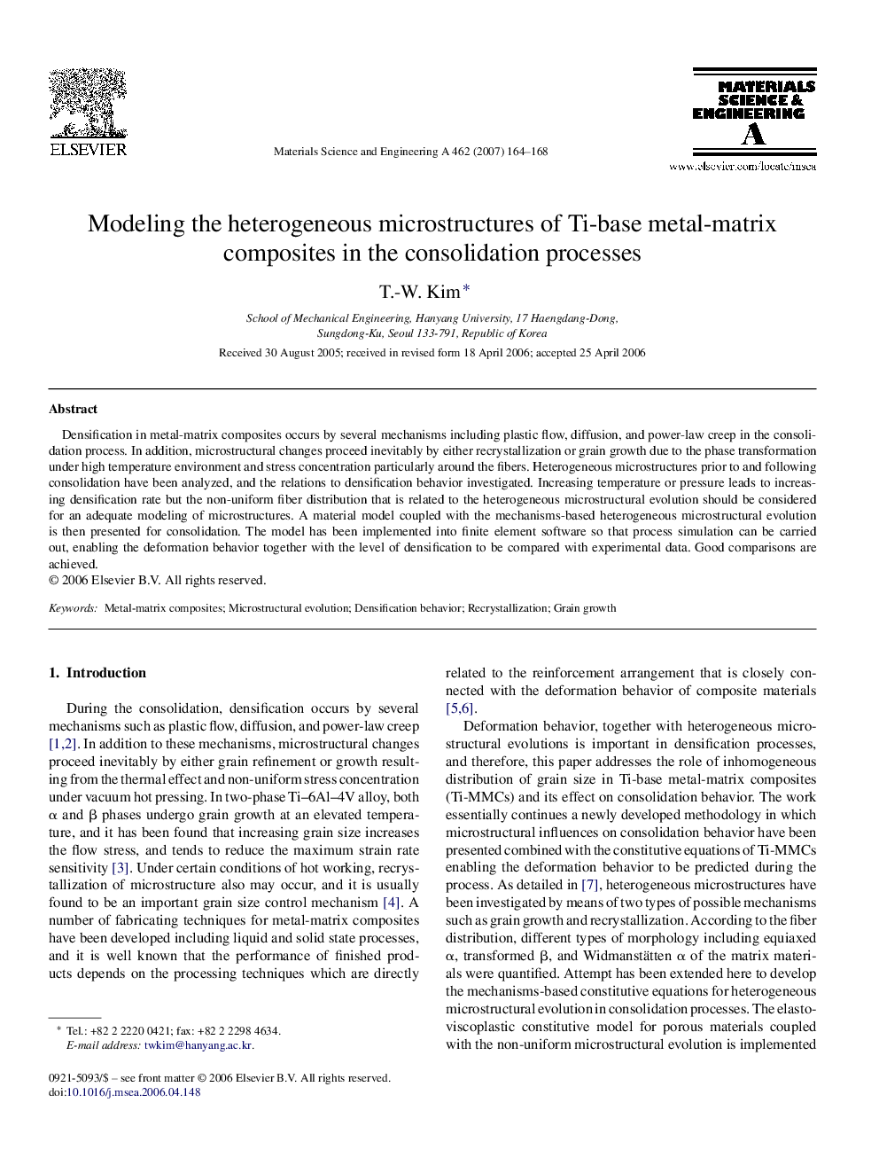 Modeling the heterogeneous microstructures of Ti-base metal-matrix composites in the consolidation processes