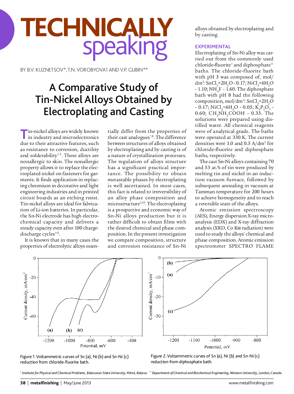 A Comparative Study of Tin-Nickel Alloys Obtained by Electroplating and Casting
