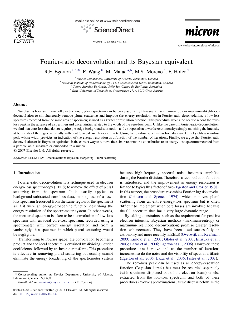 Fourier-ratio deconvolution and its Bayesian equivalent