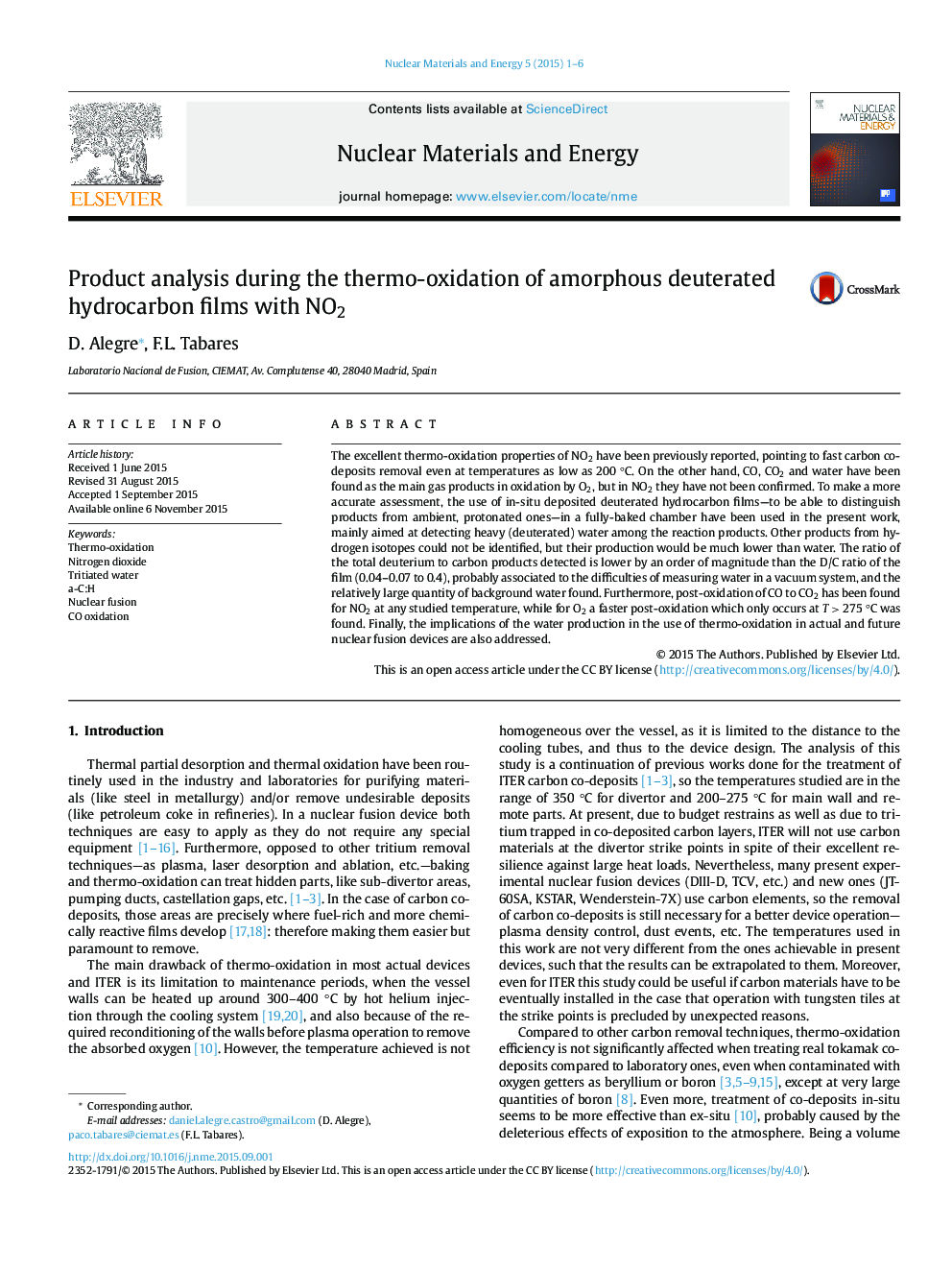 Product analysis during the thermo-oxidation of amorphous deuterated hydrocarbon films with NO2