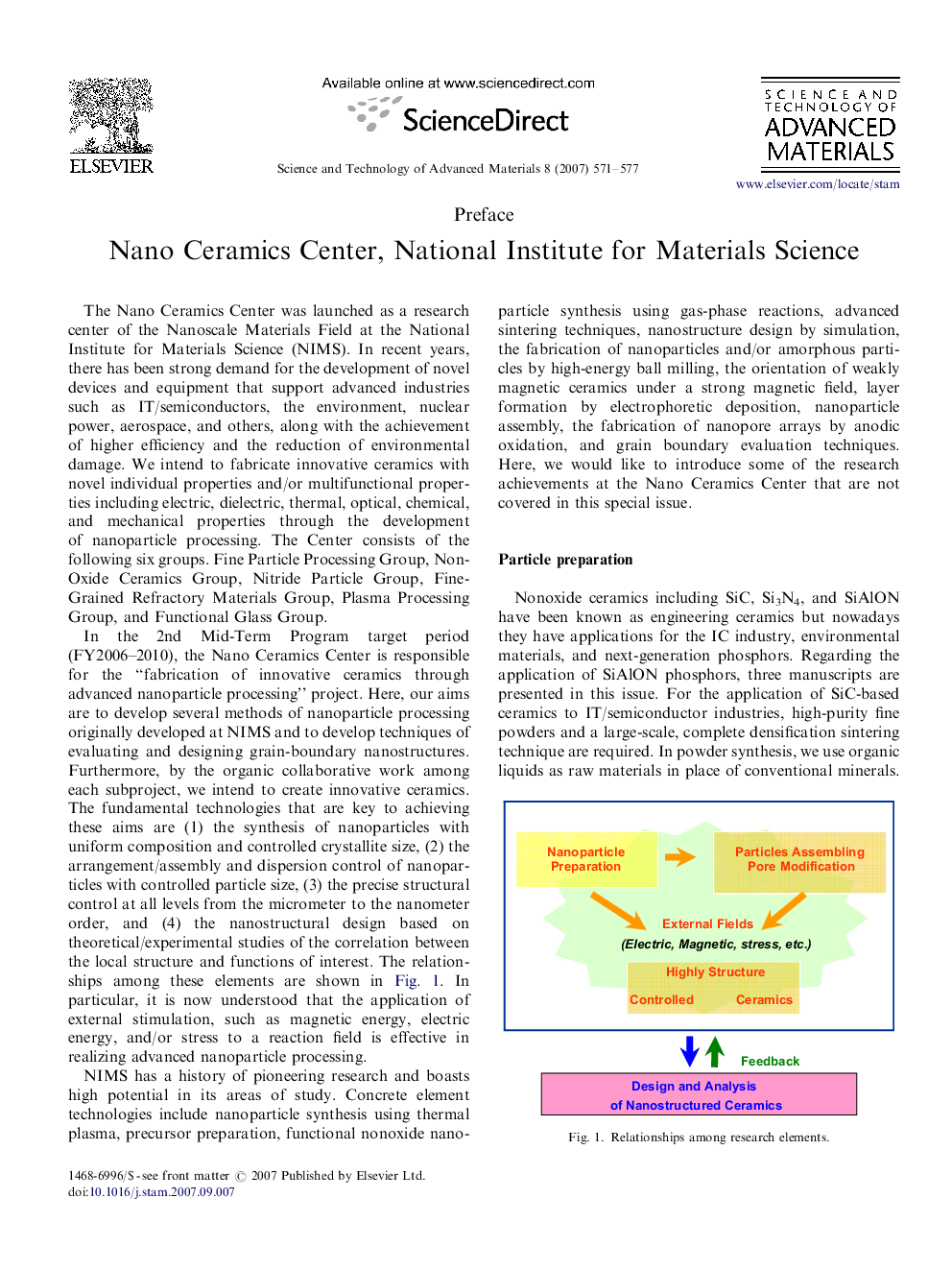 عکس صفحه اول مقاله: Nano Ceramics Center, National Institute for Materials Science Nano Ceramics Center, National Institute for Materials Science