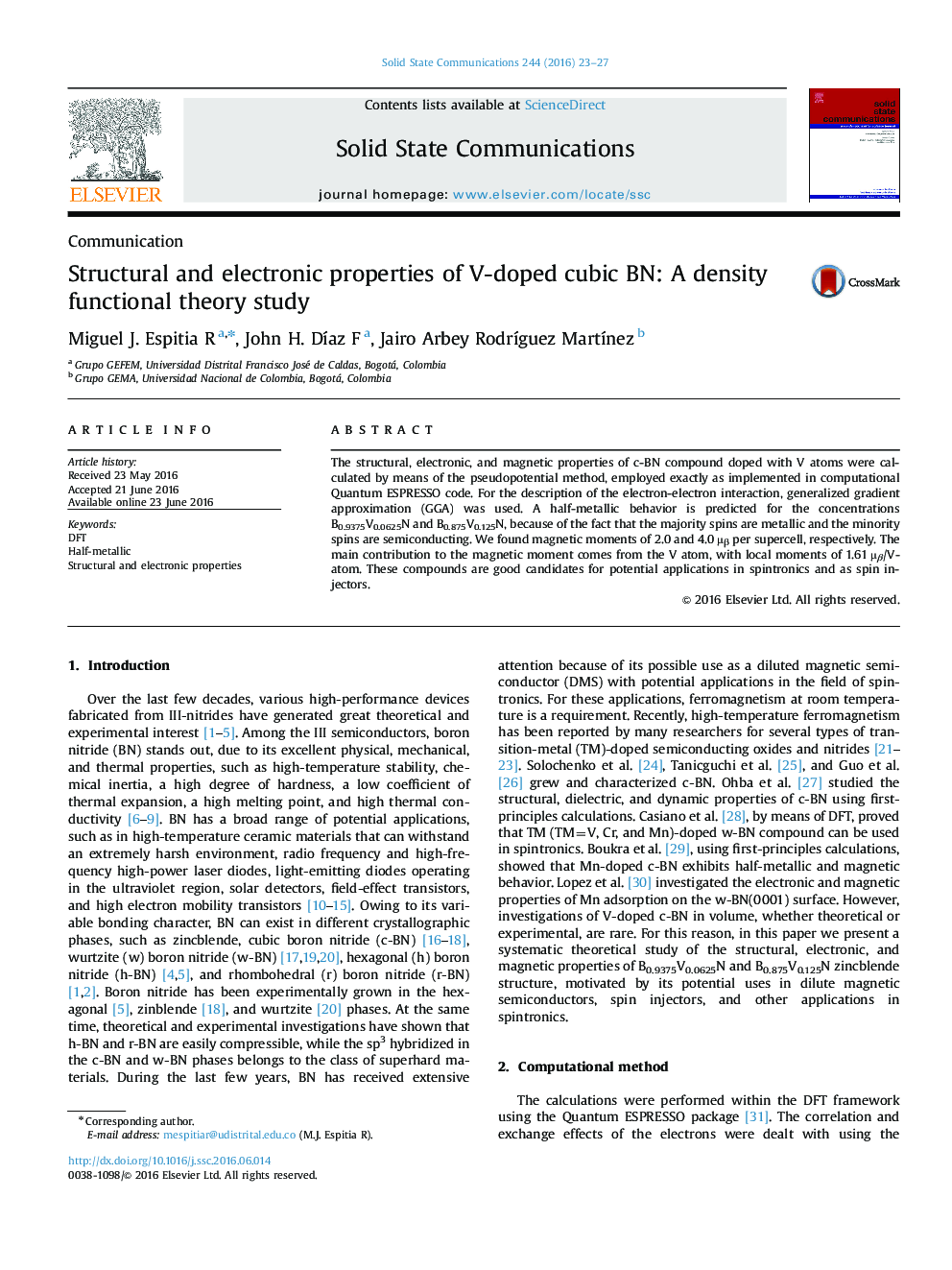 Structural and electronic properties of V-doped cubic BN: A density functional theory study