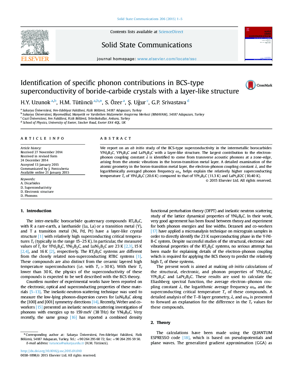 Identification of specific phonon contributions in BCS-type superconductivity of boride-carbide crystals with a layer-like structure