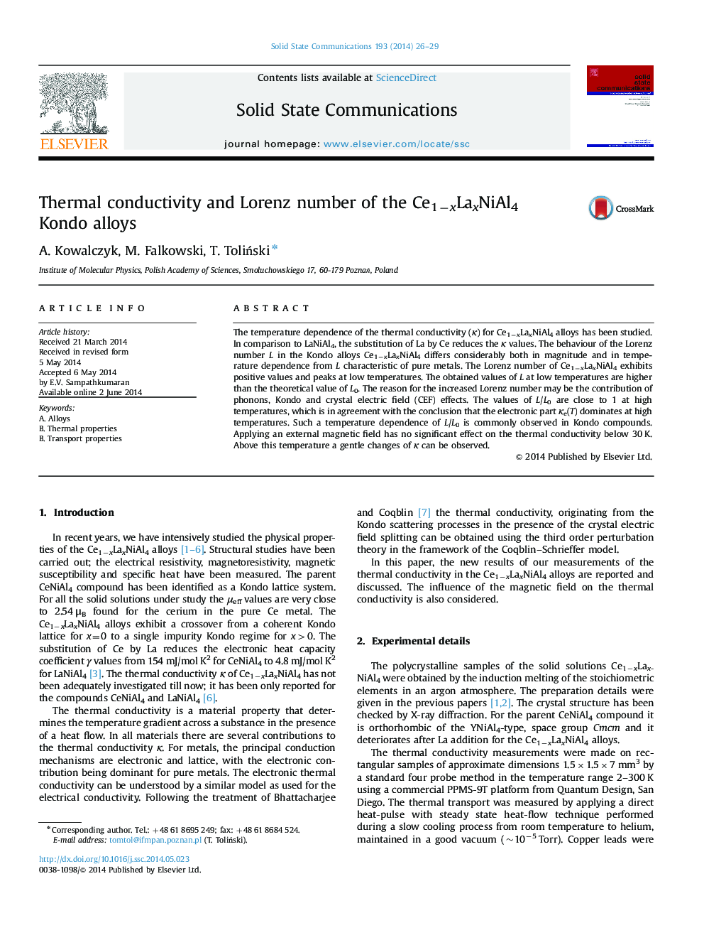 Thermal conductivity and Lorenz number of the Ce1−xLaxNiAl4 Kondo alloys