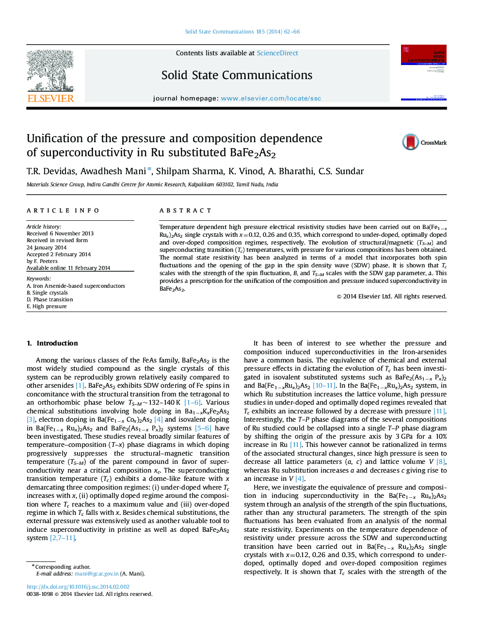 Unification of the pressure and composition dependence of superconductivity in Ru substituted BaFe2As2