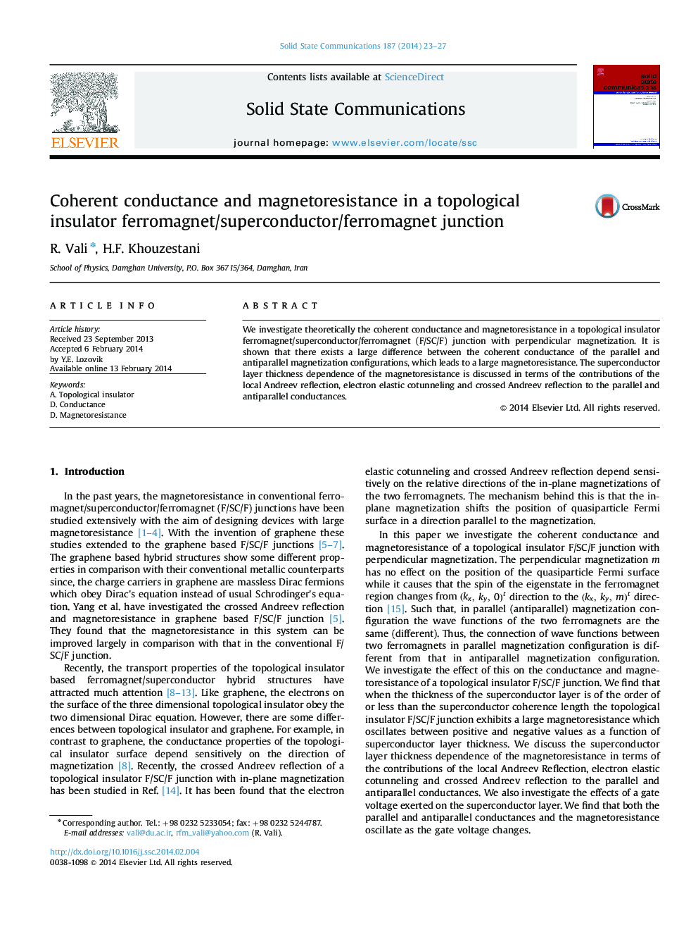 Coherent conductance and magnetoresistance in a topological insulator ferromagnet/superconductor/ferromagnet junction