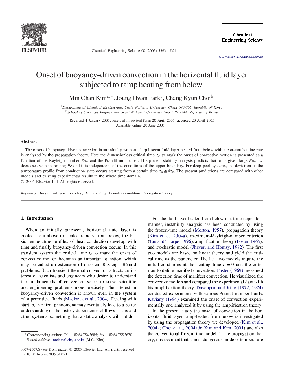 Onset of buoyancy-driven convection in the horizontal fluid layer subjected to ramp heating from below