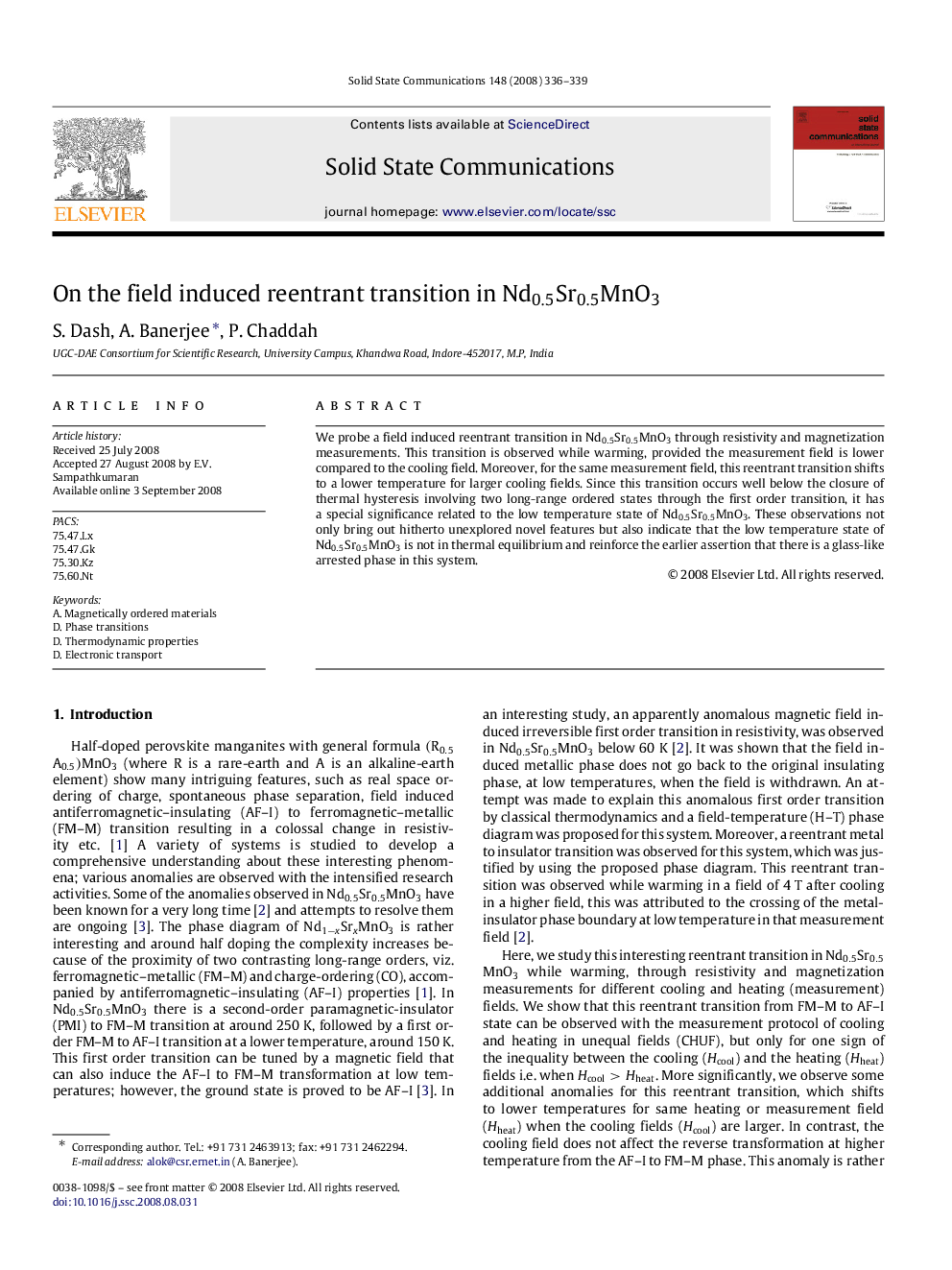 On the field induced reentrant transition in Nd0.5Sr0.5MnO3