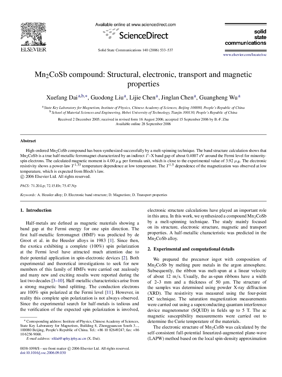 Mn2 CoSb compound: Structural, electronic, transport and magnetic properties