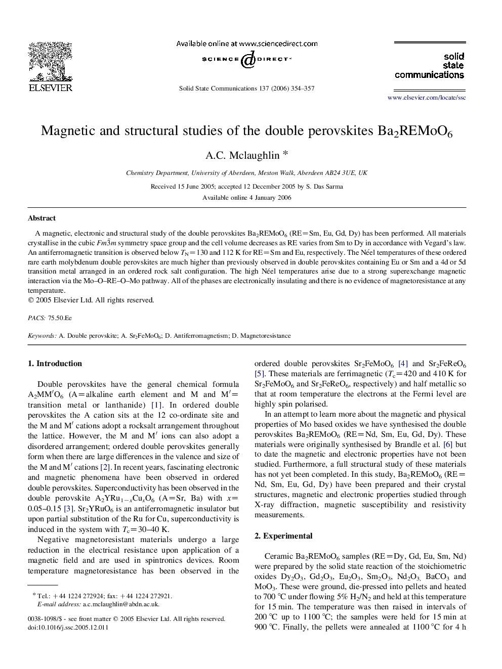 Magnetic and structural studies of the double perovskites Ba2REMoO6