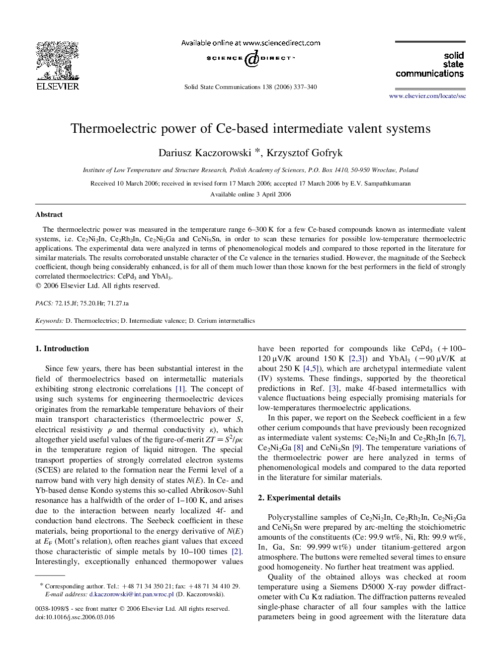 Thermoelectric power of Ce-based intermediate valent systems