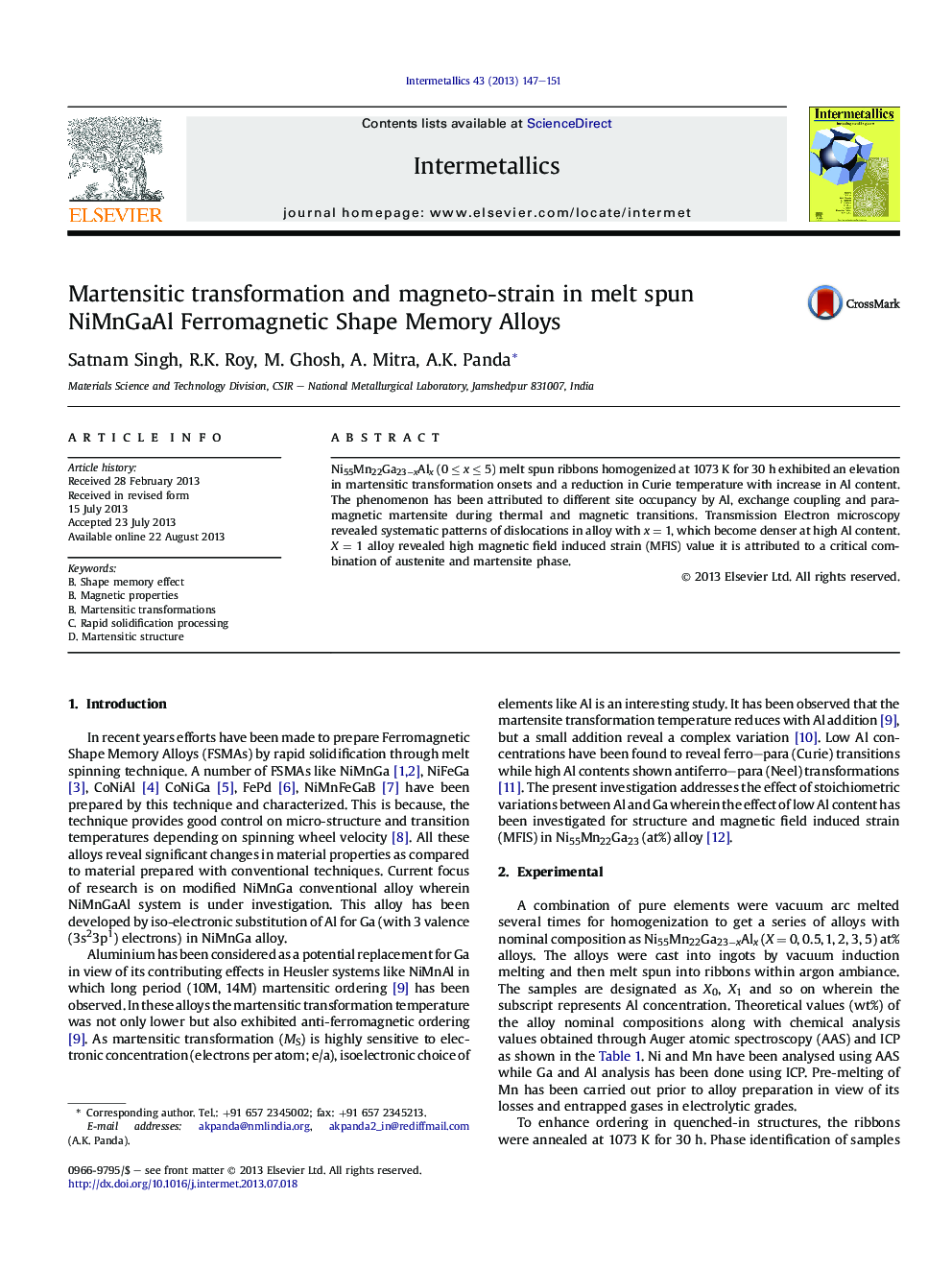 Martensitic transformation and magneto-strain in melt spun NiMnGaAl Ferromagnetic Shape Memory Alloys