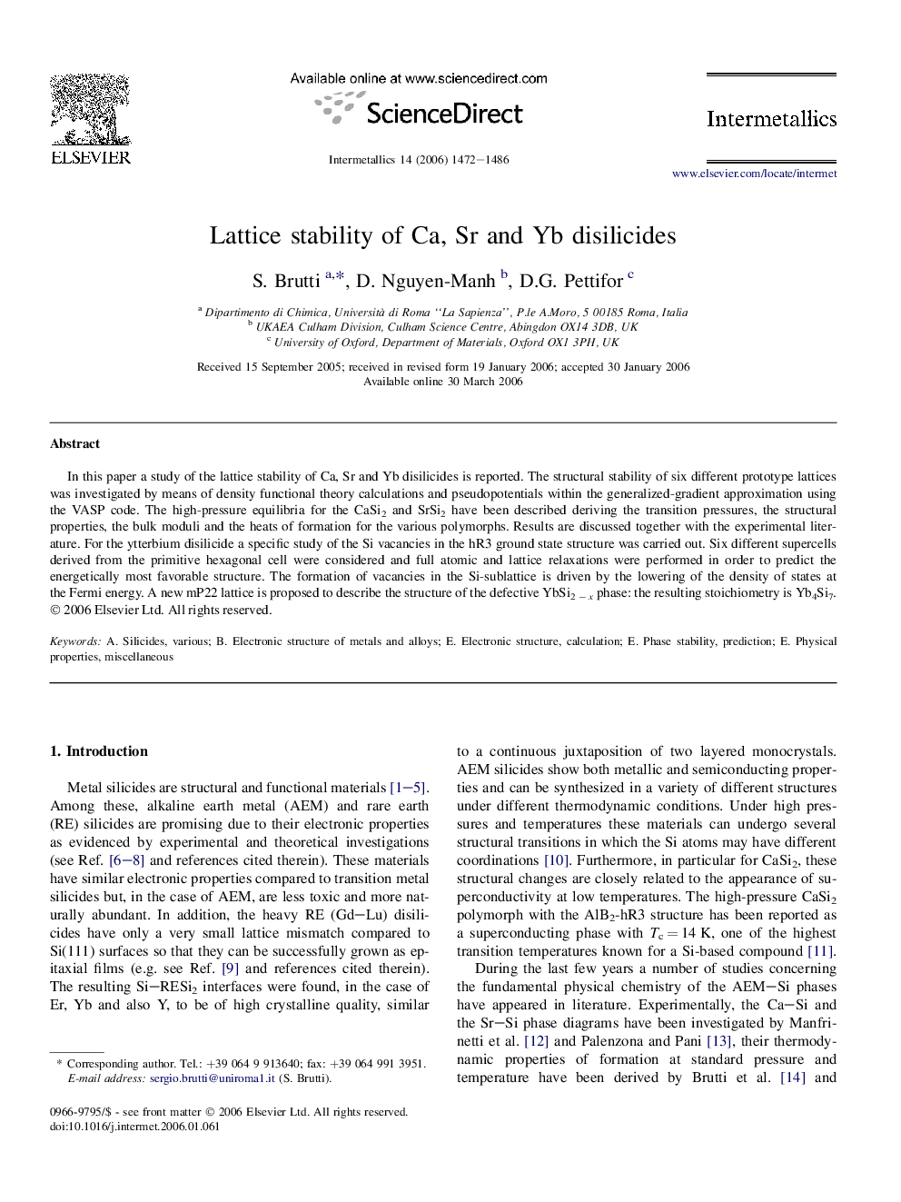 Lattice stability of Ca, Sr and Yb disilicides