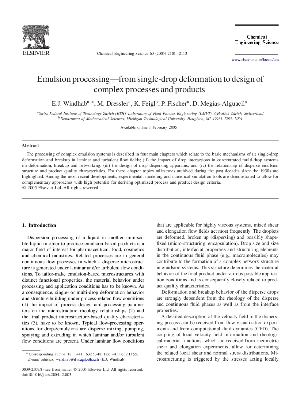 Emulsion processing—from single-drop deformation to design of complex processes and products