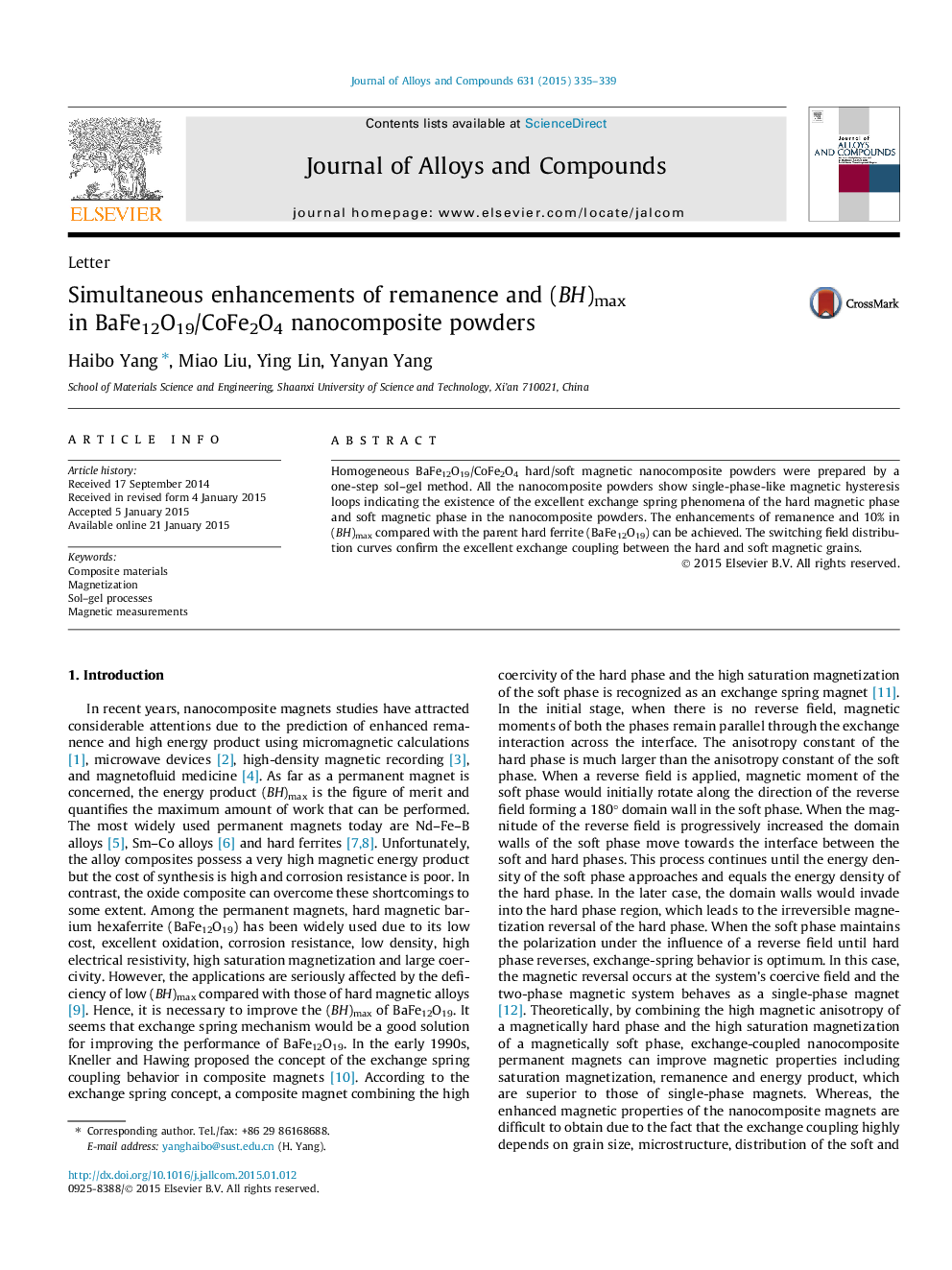 Simultaneous enhancements of remanence and (BH)max in BaFe12O19/CoFe2O4 nanocomposite powders