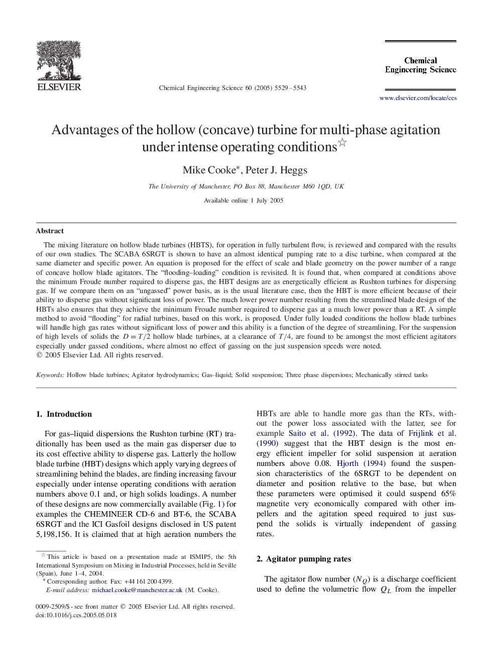 Advantages of the hollow (concave) turbine for multi-phase agitation under intense operating conditions 