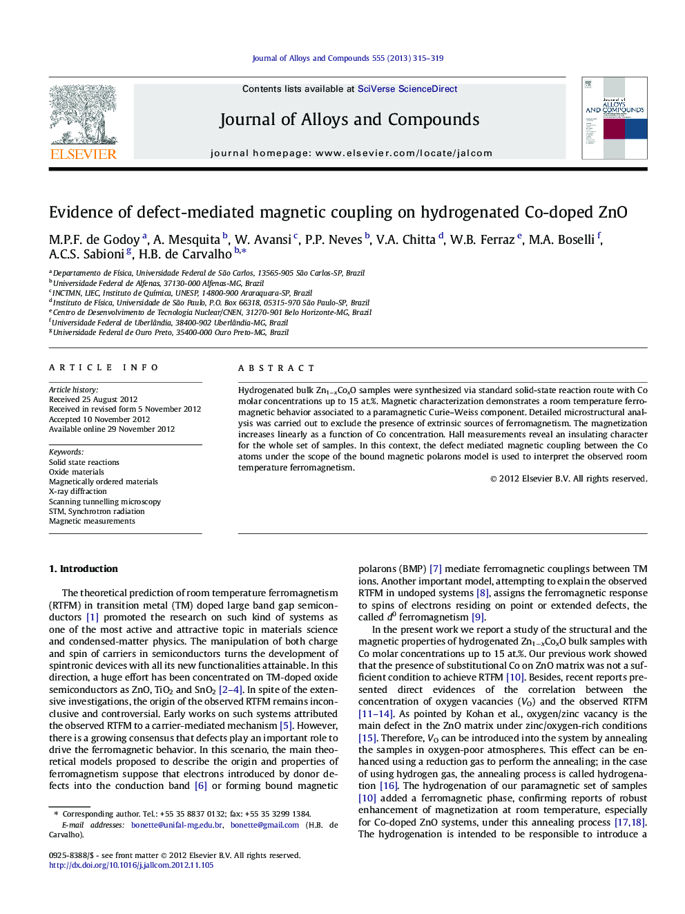 Evidence of defect-mediated magnetic coupling on hydrogenated Co-doped ZnO