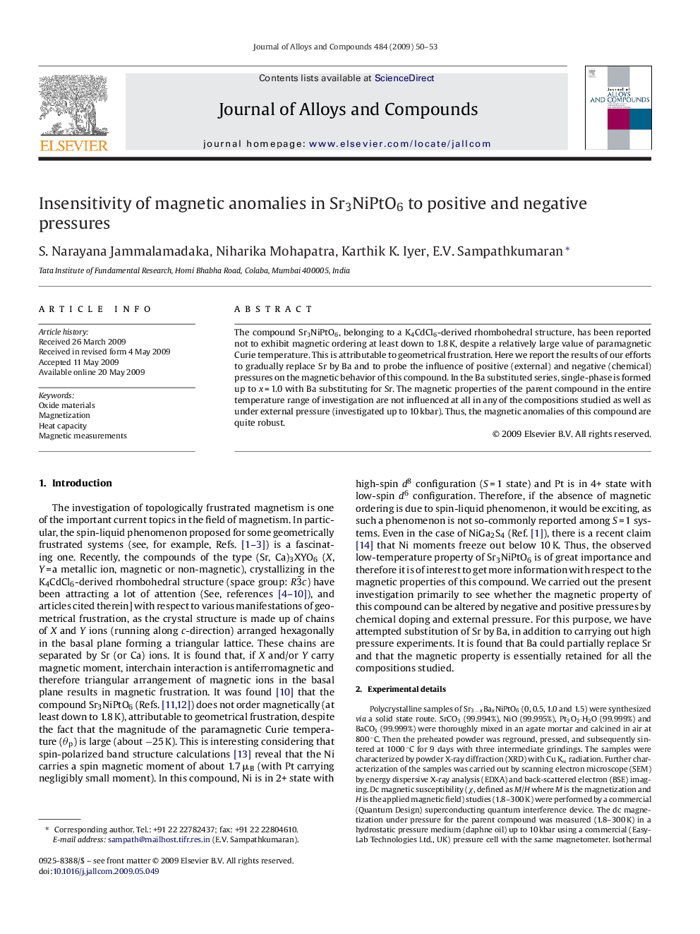 Insensitivity of magnetic anomalies in Sr3NiPtO6 to positive and negative pressures