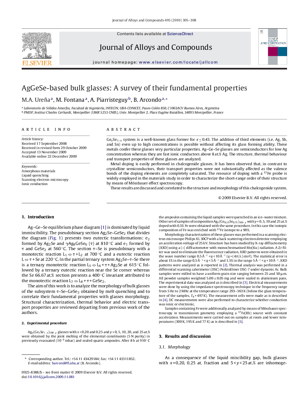 AgGeSe-based bulk glasses: A survey of their fundamental properties