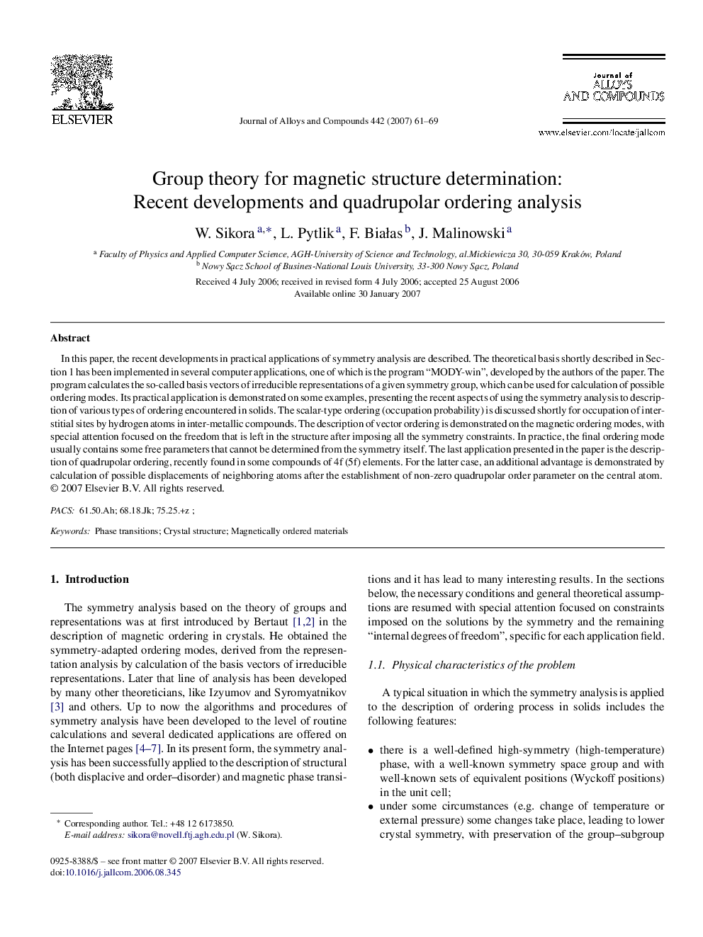 Group theory for magnetic structure determination: Recent developments and quadrupolar ordering analysis