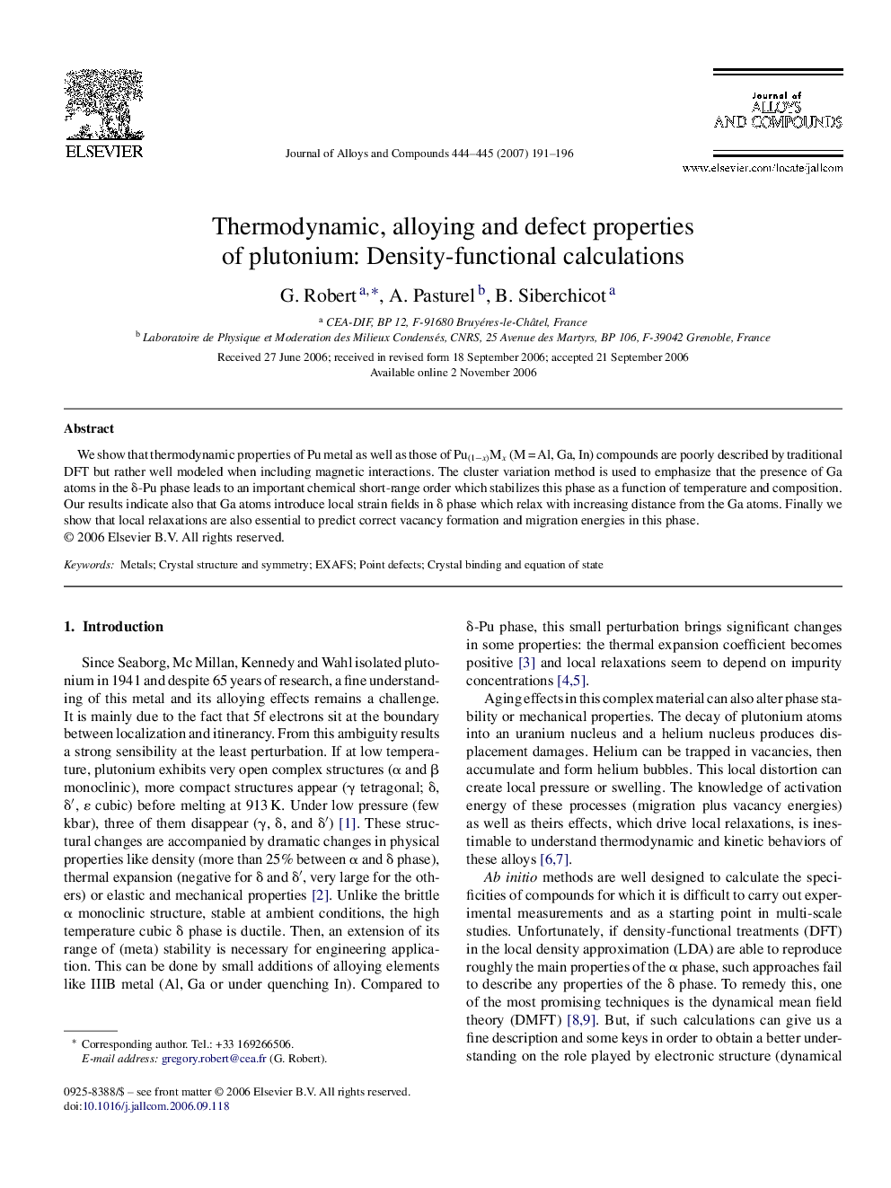 Thermodynamic, alloying and defect properties of plutonium: Density-functional calculations