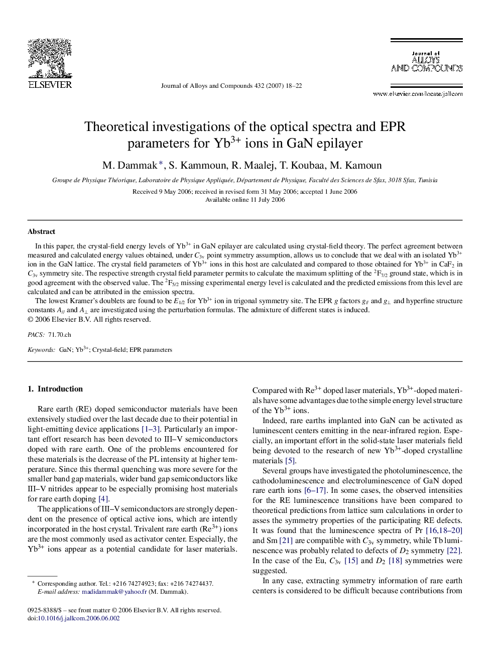 Theoretical investigations of the optical spectra and EPR parameters for Yb3+ ions in GaN epilayer