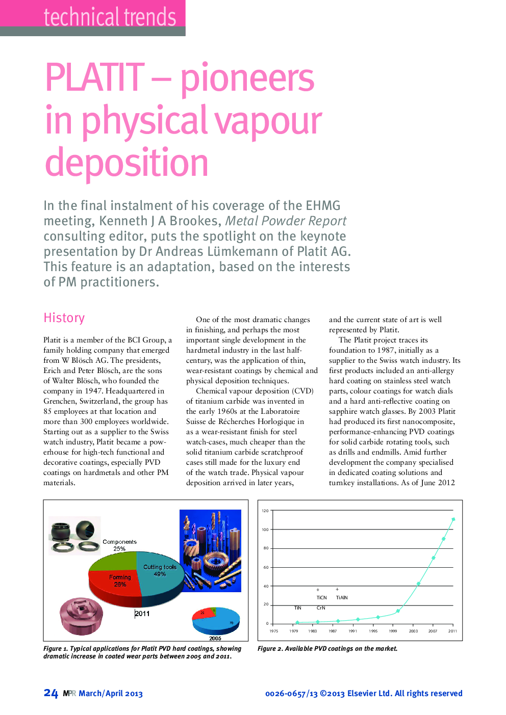 PLATIT - pioneers in physical vapour deposition