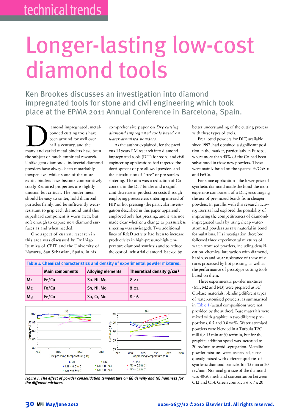 Longer-lasting low-cost diamond tools