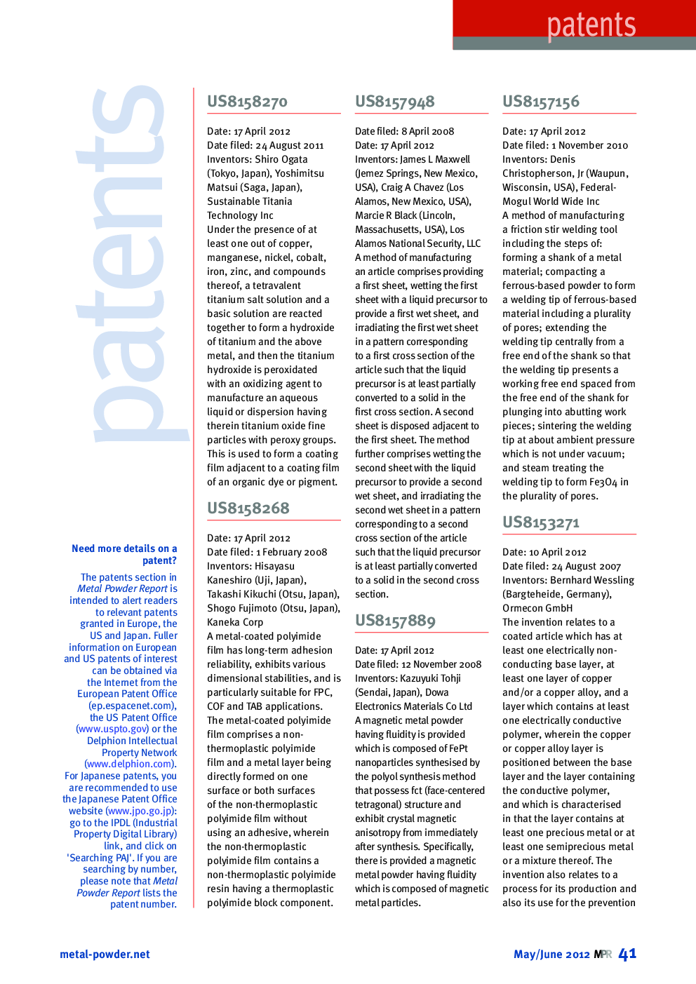 Patents
