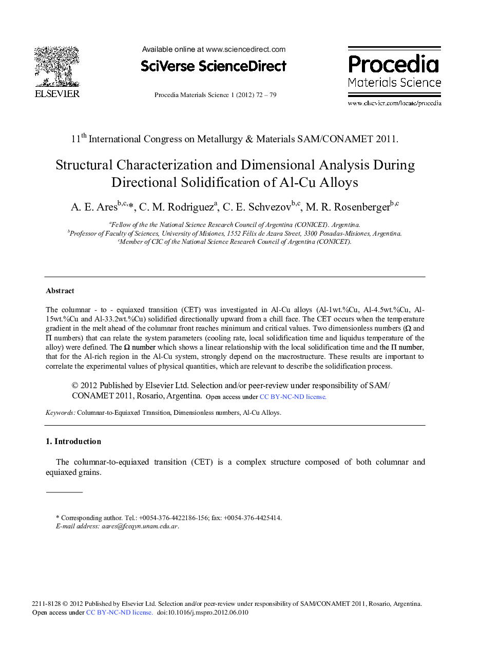 Structural Characterization and Dimensional Analysis During Directional Solidification of Al-Cu Alloys