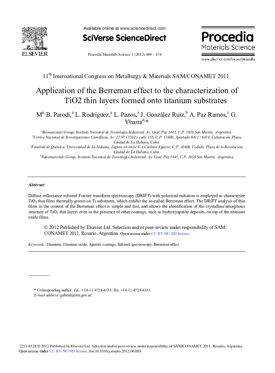 Application of the Berreman Effect to the Characterization of TiO2 Thin Layers Formed onto Titanium Substrates