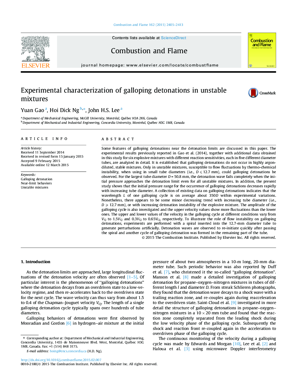 Experimental characterization of galloping detonations in unstable mixtures