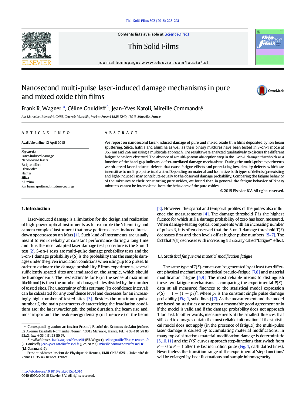 Nanosecond multi-pulse laser-induced damage mechanisms in pure and mixed oxide thin films