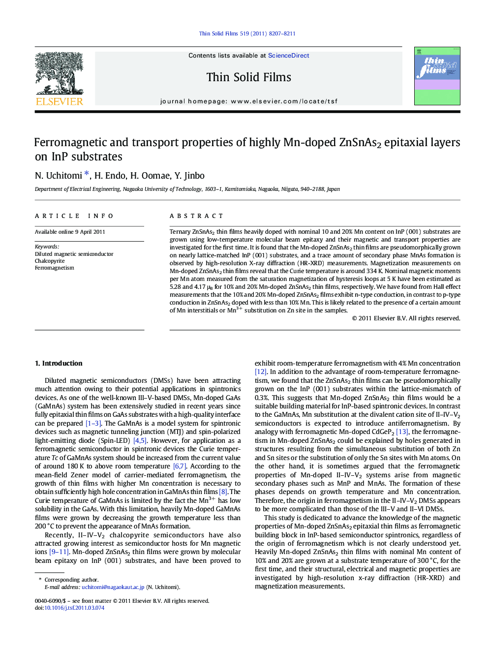 Ferromagnetic and transport properties of highly Mn-doped ZnSnAs2 epitaxial layers on InP substrates