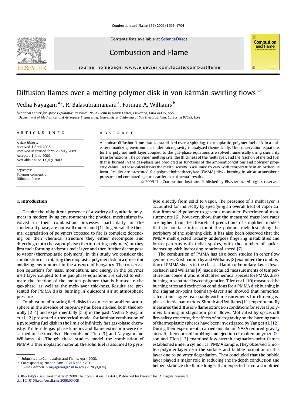 Diffusion flames over a melting polymer disk in von kármán swirling flows