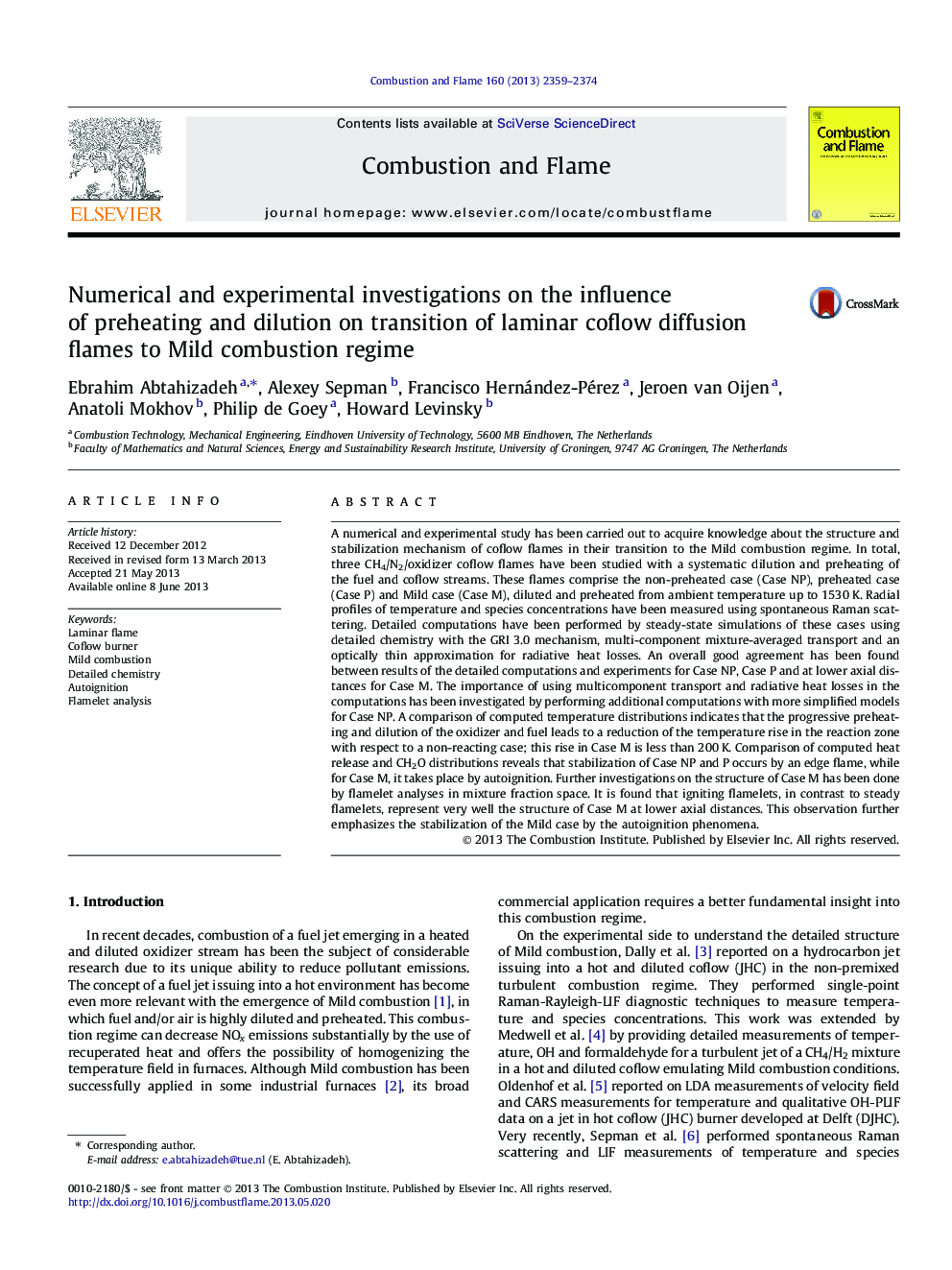 Numerical and experimental investigations on the influence of preheating and dilution on transition of laminar coflow diffusion flames to Mild combustion regime